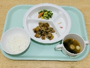 10月15日の給食とおやつ